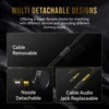 7Hz Timeless II Upgraded 14.5mm Planar Magnetic Driver IEM Hifi Wired Earbuds with Tunable Nozzle 7N OCC Cable 5