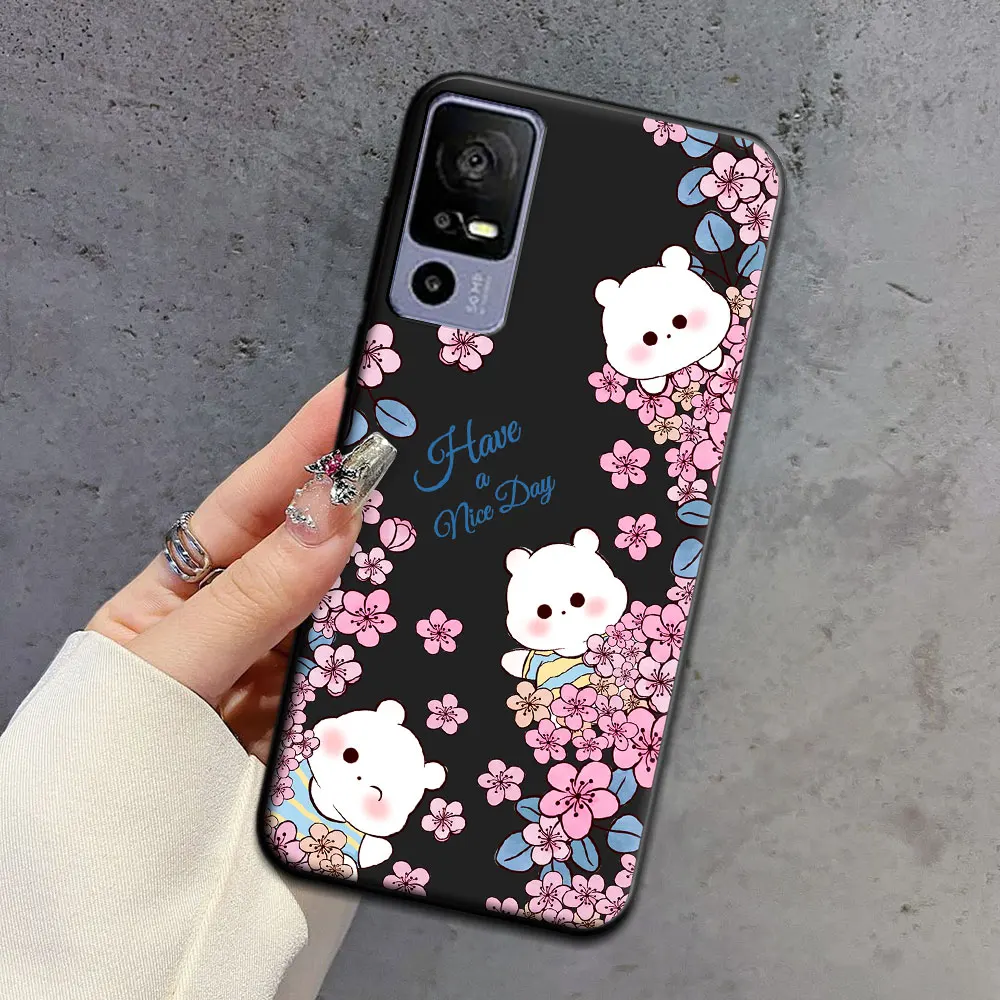 Charming Astronaut Cartoon Soft Silicone TPU Phone Case - Lovely Back Cover