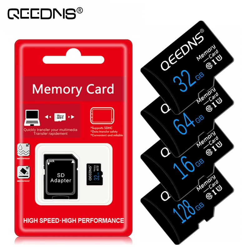 Free Adapter Micro memory sd card 128gb 64gb 32gb 16gb 8gb class10 flash memory card C10 Mini TF Card 256gb 512gb for Monitoring flash memory card