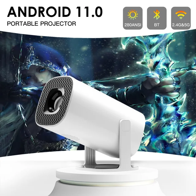 P30 Smart Mini Projector Android 11 WiFi6 Support