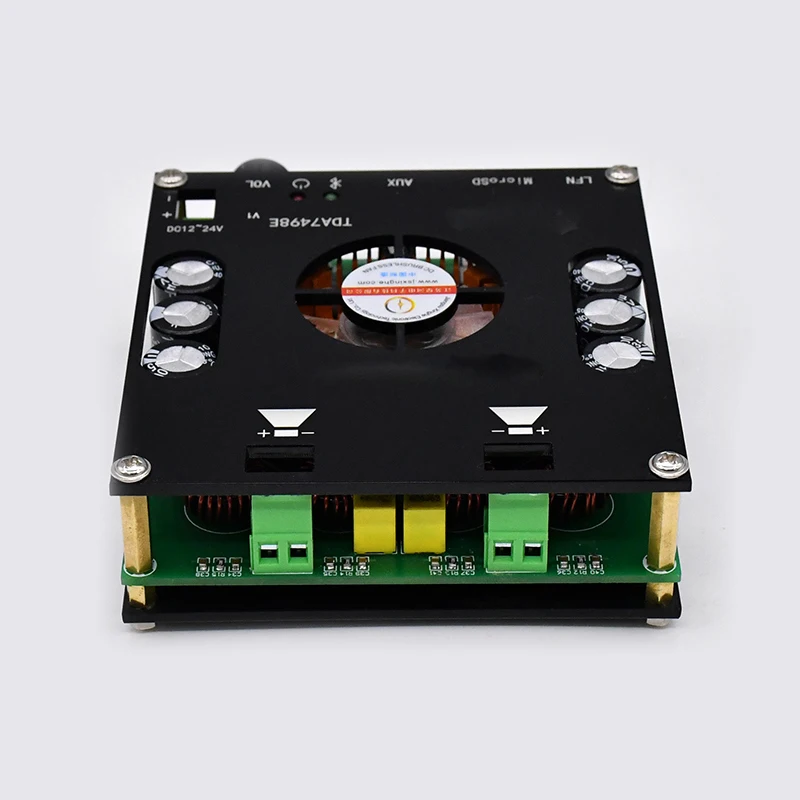 Unisian-placa de Amplificador de Potência Bluetooth Tda7498e 2x160w 2.0 Canais Amp Digital Classe d Aux tf Bt5.0 Xh-a126 - Image 2