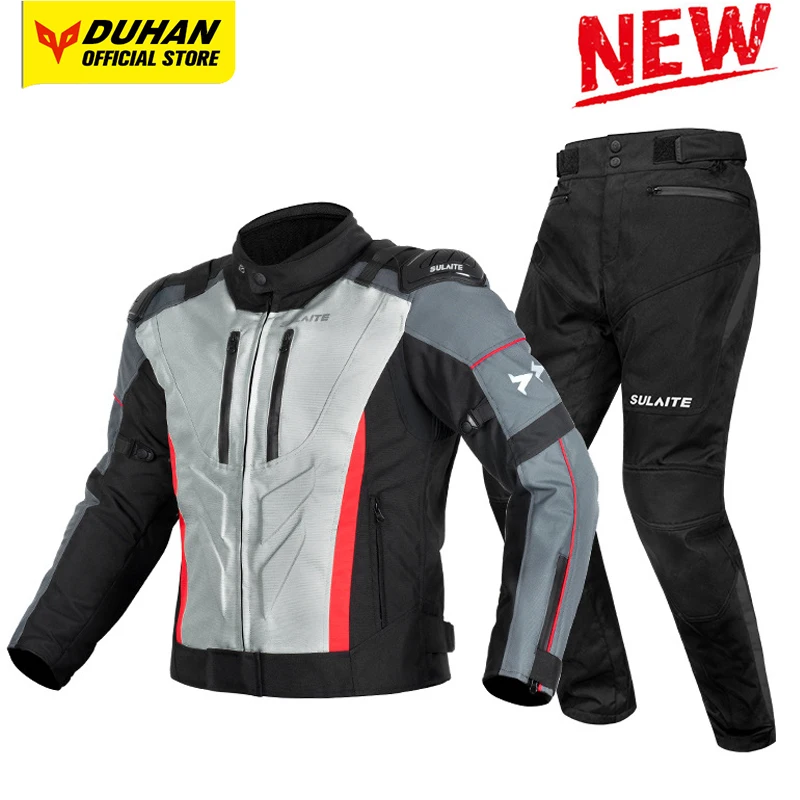 더블 숄더 보호 모토크로스 재킷, 탈착식 따뜻한 이너 라이너, 방수 반사 오토바이 의류, 2023 신제품 