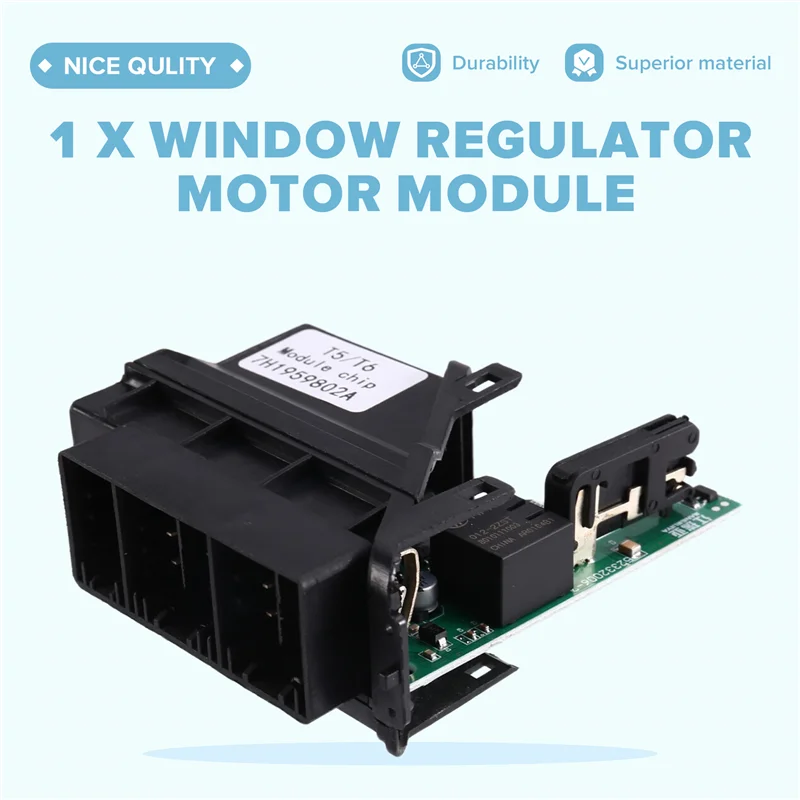 자동차 윈도우 레귤레이터 모터 모듈 카드 7H1959802A (폭스바겐 캠퍼 T5/T6 트랜스포터 캠퍼 03-09년식 우측용)