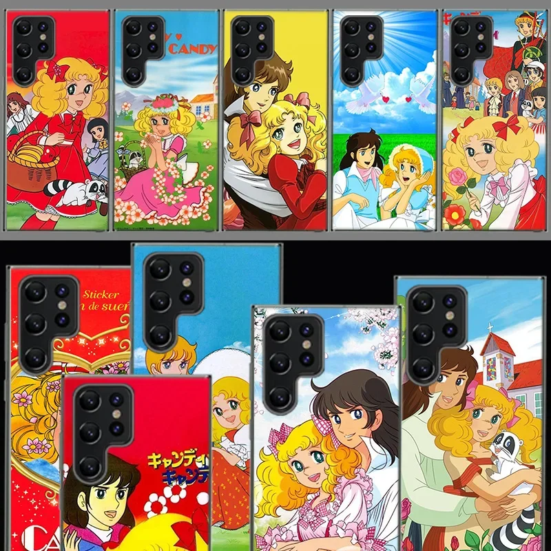 Anime Candy Candy Cover Per Samsung Galaxy S21 S20 Fe S23 S22 S24 Ultra Phone Case S10 S10E S8 S9 Plus S7 Edge Clear Coque Luxur