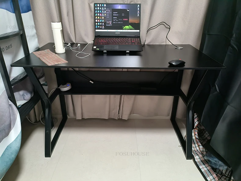 Description Picture 4 of itemModern Fiberboard Gaming Tables for Office Desktop Study Reading Desk Light Luxury Simple Design Computer Desks for Living Room