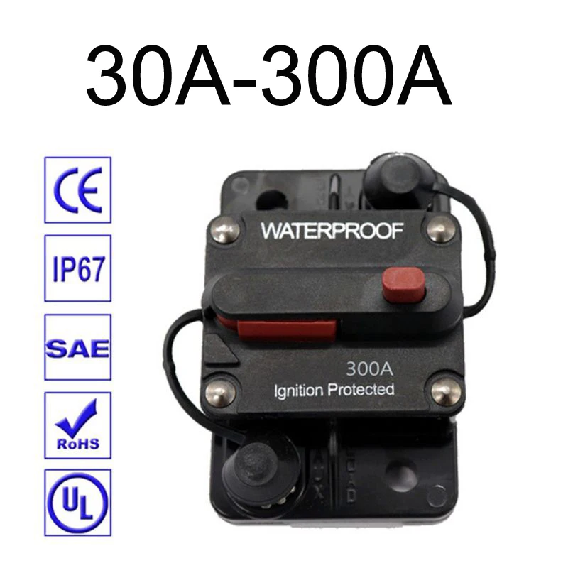 10A-50A 12V Auto Reset Wasserdichte Circuit Breaker für Auto Lkw
