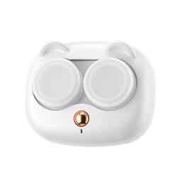 Ultrasonic Portable Contact Lens Cleaner with Removable Case (White)