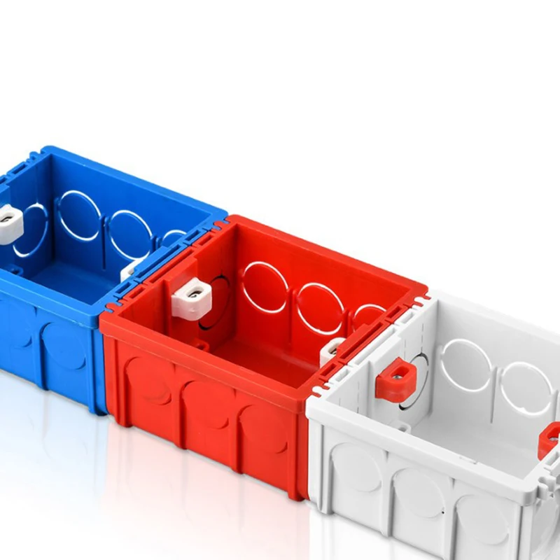 Wall switch Socket Electrical installation Box Inside Box For 86 Type Switches And Sockets Wiring Back 86*83mm
