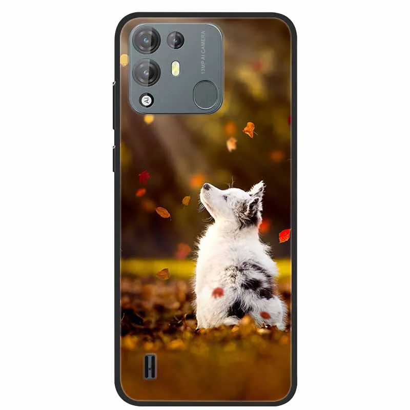 Coque pour Blackview A55 Pro 6.53 + [2x Verre Trempé] Case en Silicone TPU Souple Antichoc