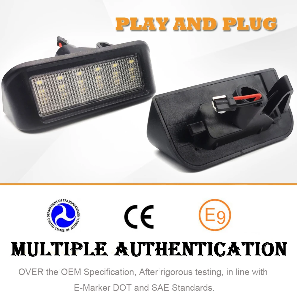 Kit LED Intérieur Pour Peugeot Partner III, Citroën Berlingo, Etc. - 13 Pièces Blanc 6000K
