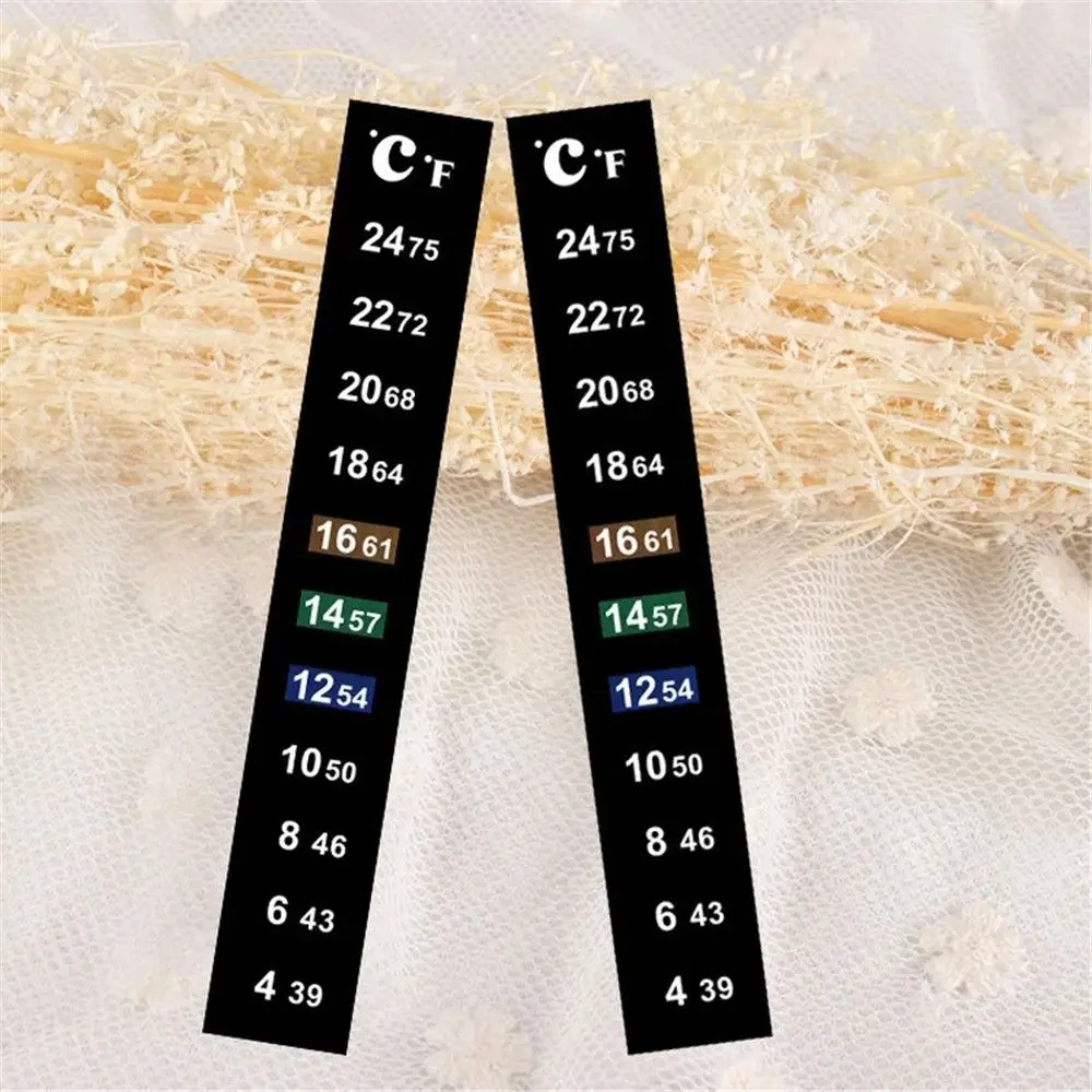 Liquid Crystal Aquarium Thermometer Sticker for Fish Tank