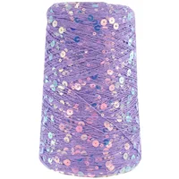 Siyue Ukraine cross-border hot-selling pure cotton sequin thread DIY hand-woven fantasy size bead thread wool ball 2