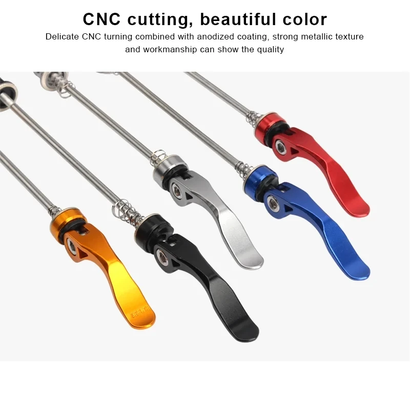 Description Picture 5 of itemRIDERACE Bike Hub QR Quick Release Skewers Lever Aluminum Alloy Front 100mm Rear 135mm Rim For Mountain Bicycle Axle Wheel Hub