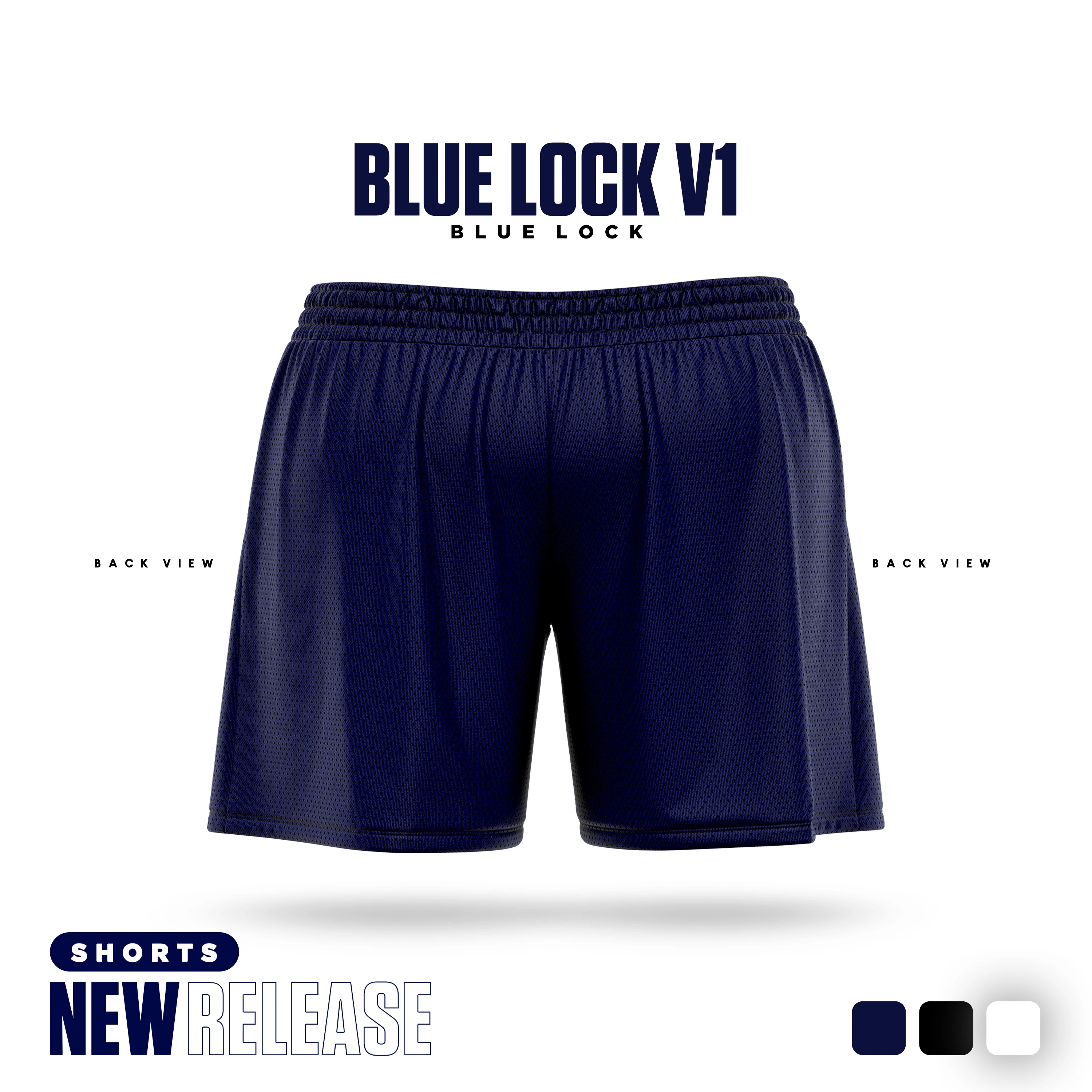 Blue Lock Navy Cartoon Anime Jersey Men Shorts Summer 2024 New Fashion Women Short Pants Sport Children Bottom 3