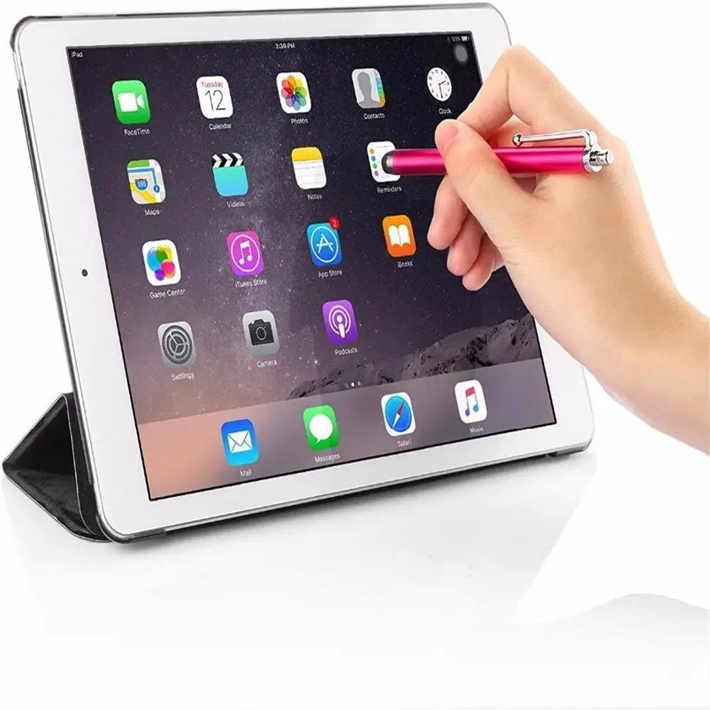 10 PCS Capacitive Ten Stylus Digital Touch-screen Pen smooth precise touch-screen For iPad iPhone Tablet mixed Color