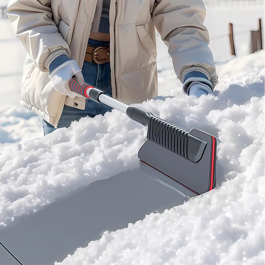 3-in-1 Winter Car Snow Shovel Aluminum alloy EVA grip Cleaning Tools