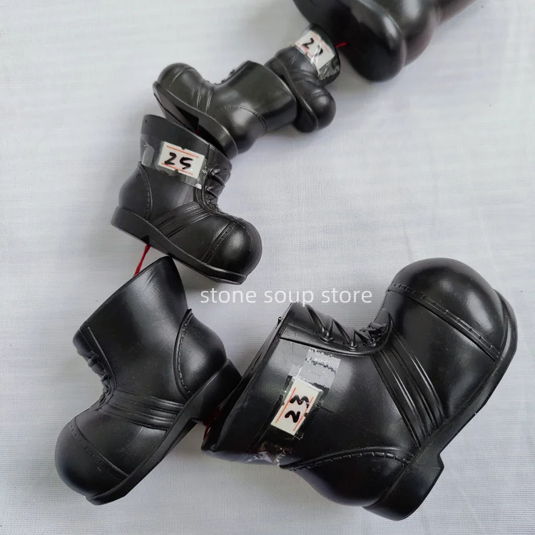 Mini Santa Claus Plastic Boots Christmas Decorations Blowing Shoes DIY Craft Ornament 28 Styles 3-15cm 1-10Pairs
