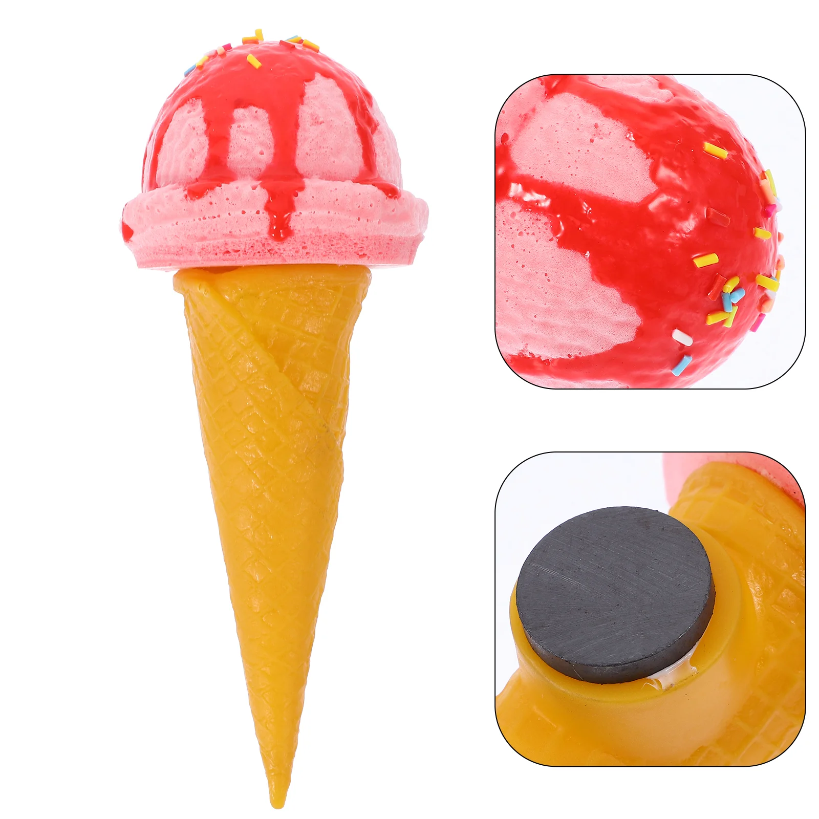 

Magnetic Toys Fridge Magnets Model Kitchen Scoop Refrigerator Magnets Pink Modeling Figurine For