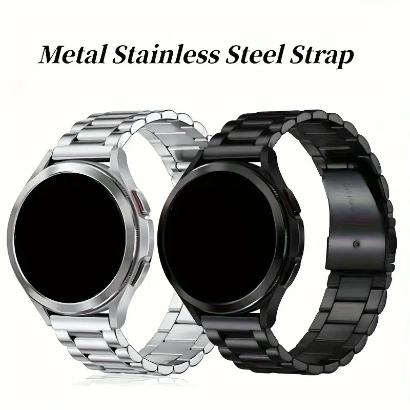 Premium Stainless Steel Watch Strap - Universal Fit, 20mm/22mm Bracelet