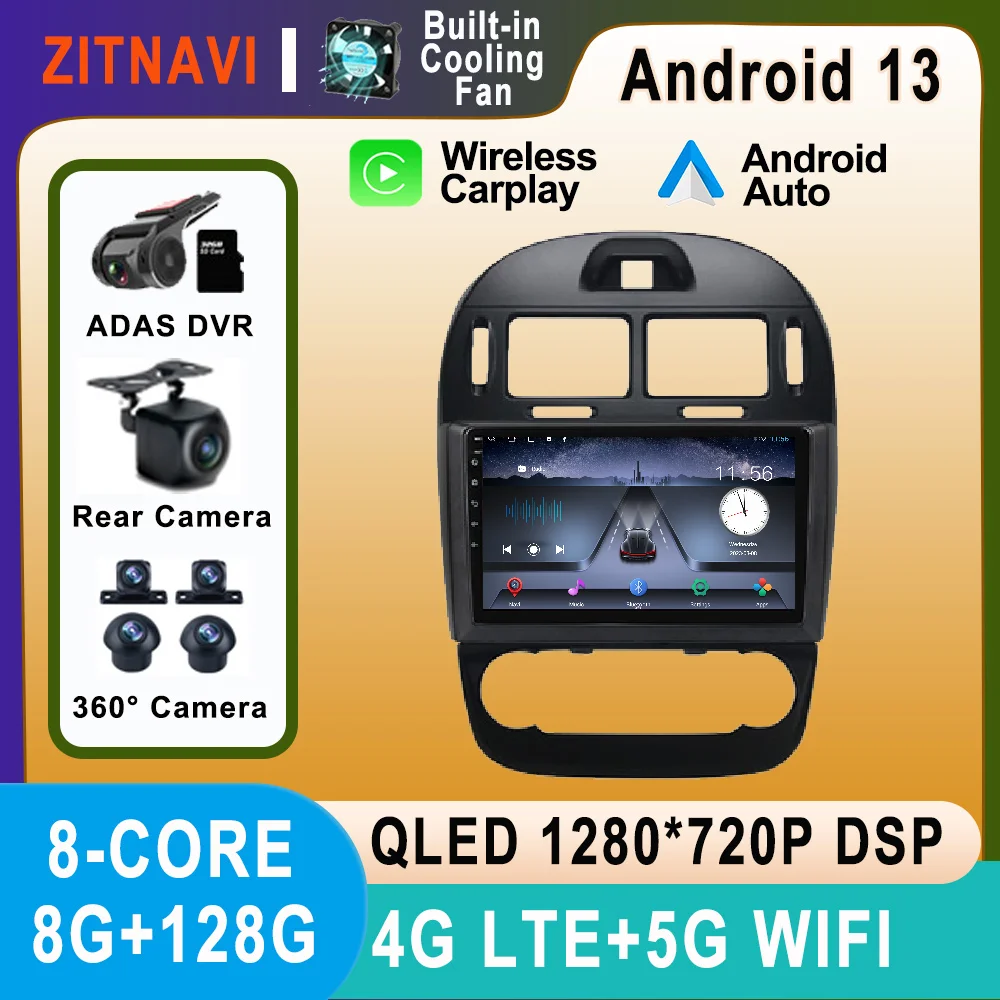 

10.1 Inch Android 13 For KIA Cerato Forte AT 2017 Car Radio Video WIFI BT Multimedia SWC No 2din 4G Navigation GPS AHD Stereo