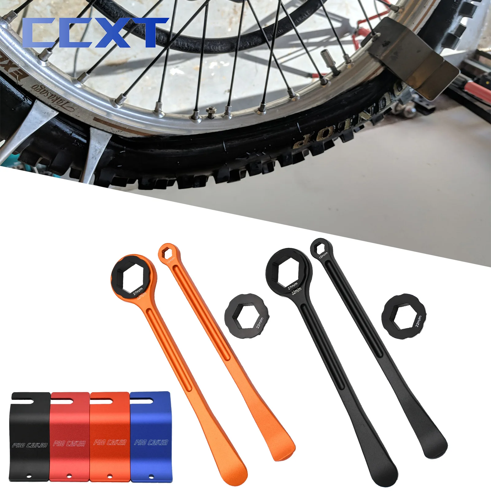 Motorcycle Bead Buddy Tire Tool Lever Spoon Axle Wrench Tire Change For