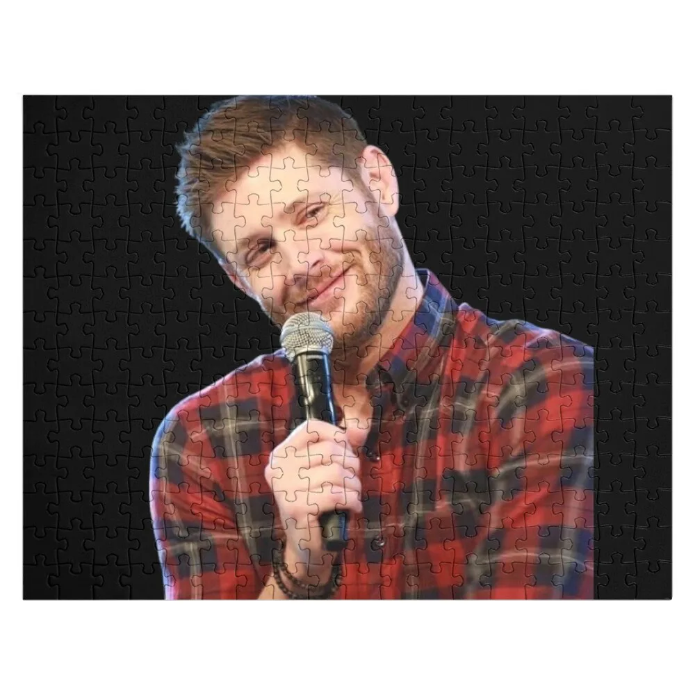 Jensen Ackles - V8 Jigsaw Puzzle Customized Photo Christmas Gifts Picture Puzzle Wooden Puzzle Boxes