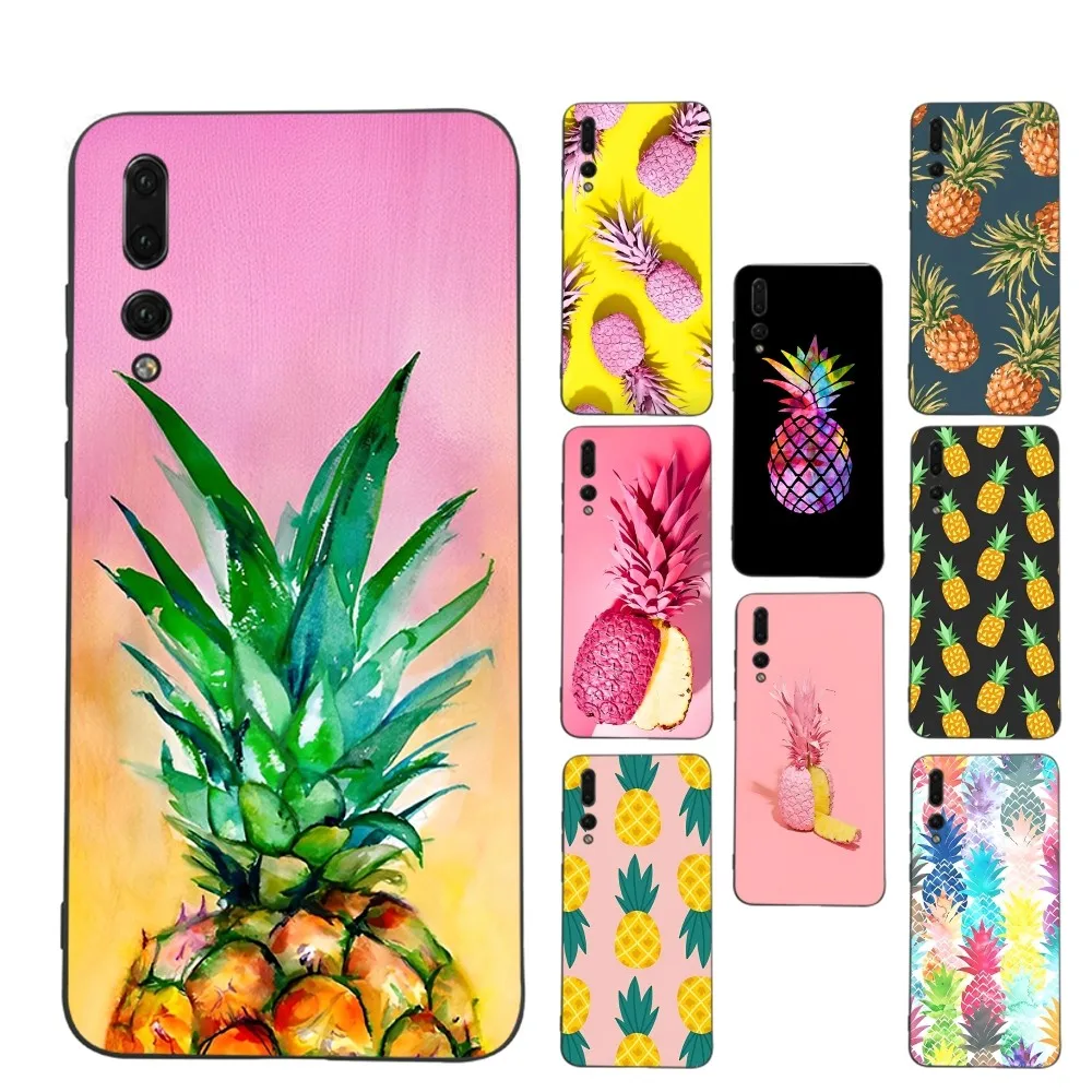 

Yellow Pineapple Phone Case For Huawei P 8 9 10 20 30 40 50 Pro Lite Psmart Honor 10 lite 70 Mate 20lite