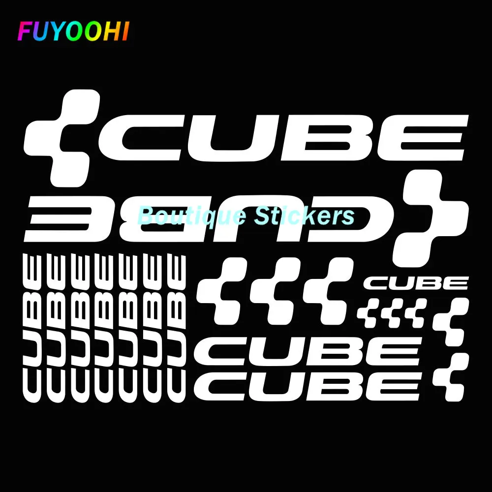 

FUYOOHI внешняя/защитная бутиковая наклейка s Набор для творчества Cube Adesivi Bici наклейка для велосипеда Mtb Bdc бициклетта виниловые наклейки