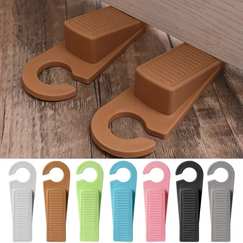 Door Stopper Floor Wear-resistant Anti Slip Indoor Door Stopper Duty Rubber Floor Stop Prevents Doors From Closing Home Gadgets silicone door stopper door stopper bumpers door stopper magnetic door stopper