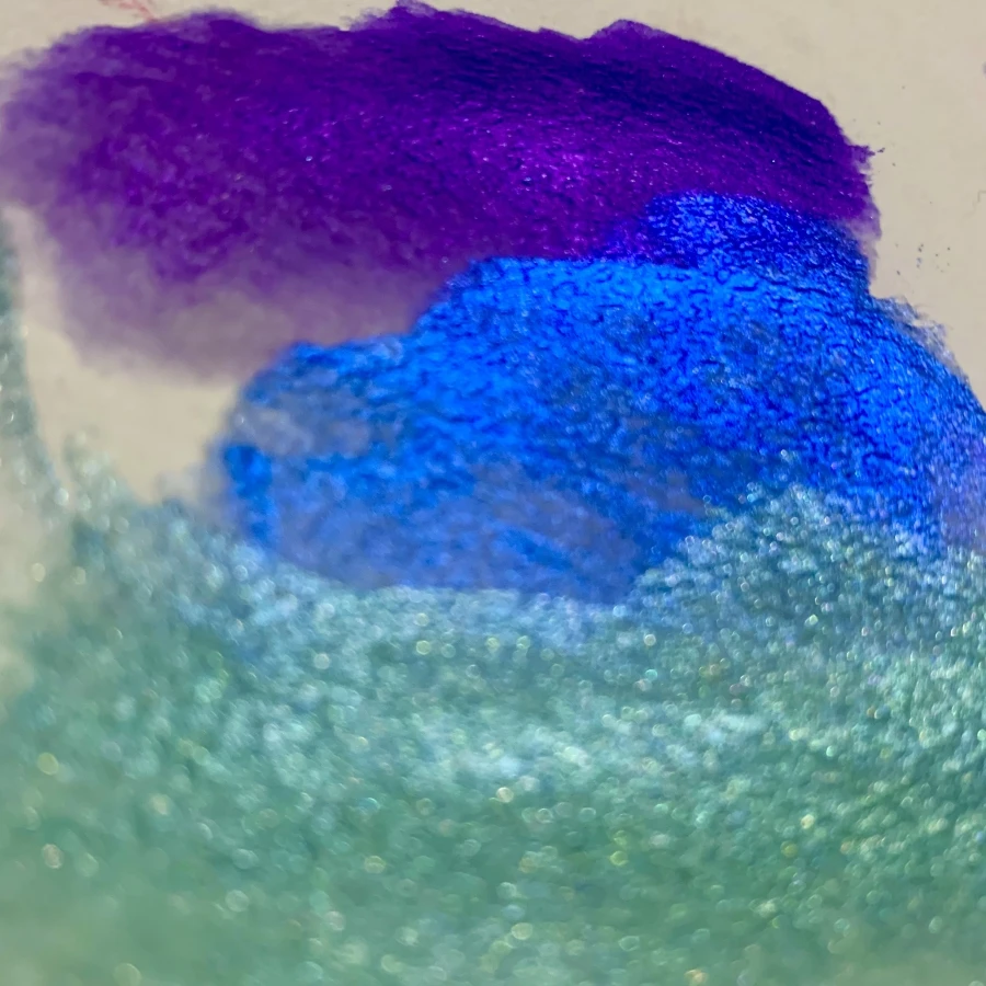 9 colors/box 1ml Pearlescence watercolor pigment mineral solid packaging watercolor pigment used for painting nail art Chine