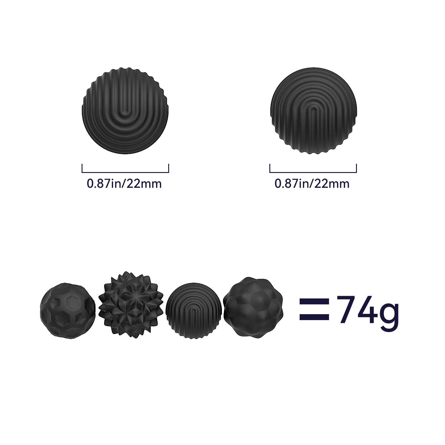 Magnetischer Sensorischer Massageball Für Rücken Und Taille_voghion.com