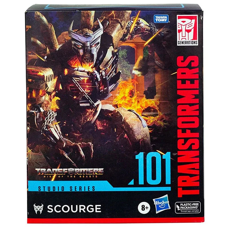 

New Products Cartoon Anime Hasbro Transformers Studio Series 101 Leader Class Scourge Tf7 Rise of The Beasts Ss101 Model Toy