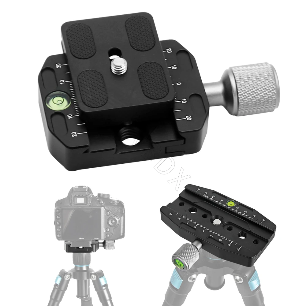 

portable Universal DSLR Camera Gimbal Arca Ballhead Swiss Quick Release Plate Clamp Quick Switch Kit Tripod Slider Mount Adapte