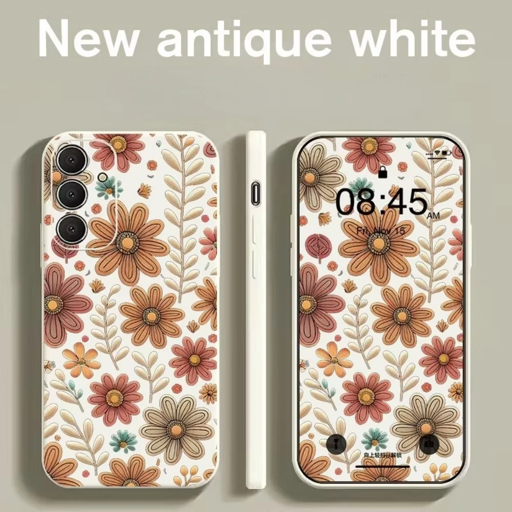 Cartoon Sunflower Pattern Anti-Slip Phone Case - TPU Cover