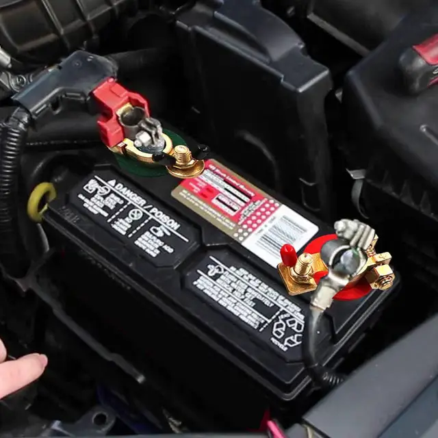 1/2 stücke Autobatterie-Steck verbinder Clips reine Kupfer verzinnt  Batterien Terminals profession elle Automobil komponenten