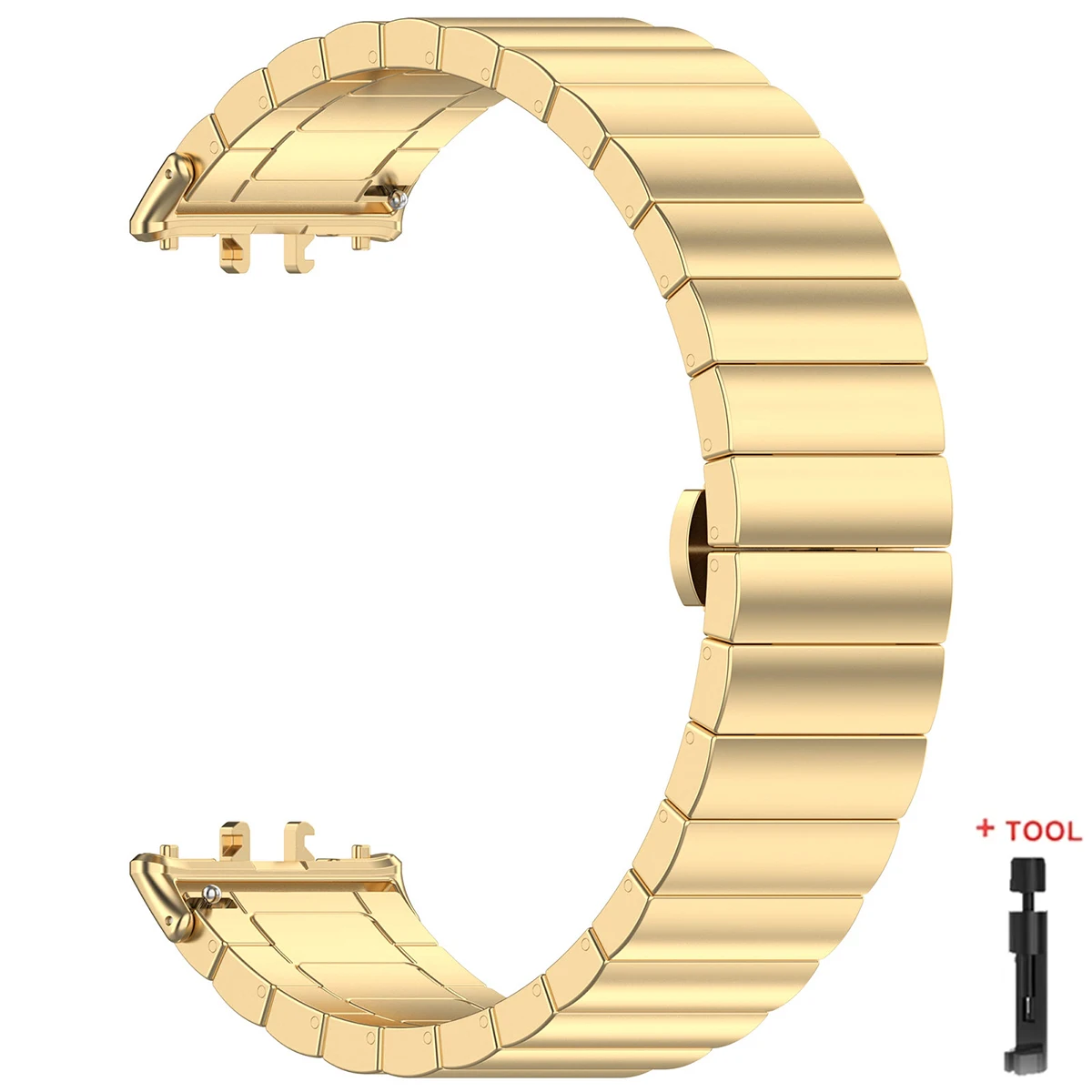 Stainless Steel Metal Strap Replacement Wristband for Smart Bracelet Accessories