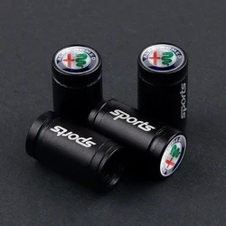 4 - Piece Anti - Theft Car Wheel Valve Caps - Premium Auto Accessories (Black)