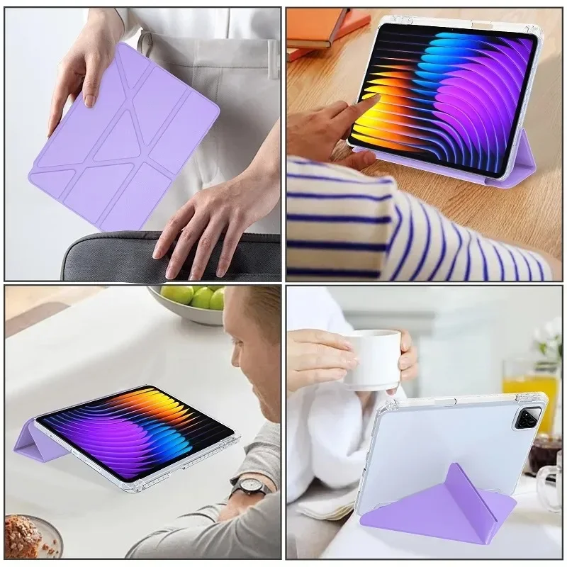 Smart Cover with Pencil Holder for Tablet - Wake-Up Feature, Enhanced Protection