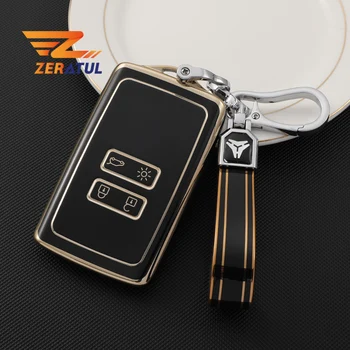 Per Renault Koleos Kadjar Captur Megane talismano Espace Clio Zoe Scenic 4 Arkana Dacia Sandero portachiavi custodia portachiavi
