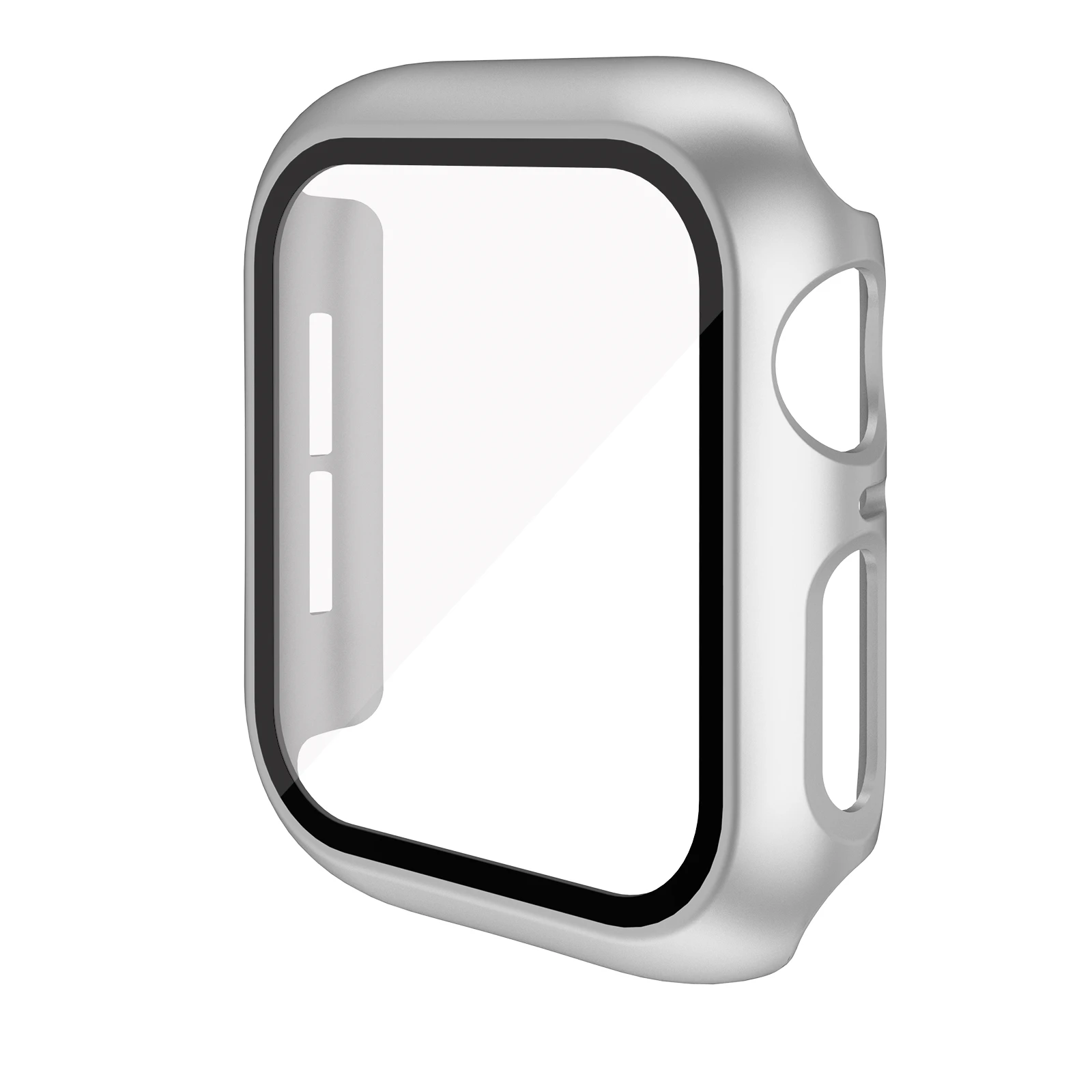 Durable Apple Watch Case with Tempered Glass Screen Protector, Hard PC Material Cover