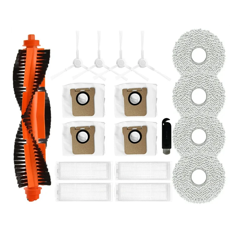 

For Xiaomi M30 Pro Vacuum Main Side Brush HEPA Filter Mop Pad Dust Bag Replacement Spare Parts Accessories