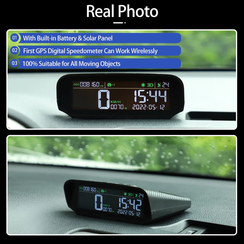 VJOYCAR ¾翭  GPS ,  HUD ÷,  ӵ  Ÿ,   km/h MPH ð, S100 2023 Ʈ
