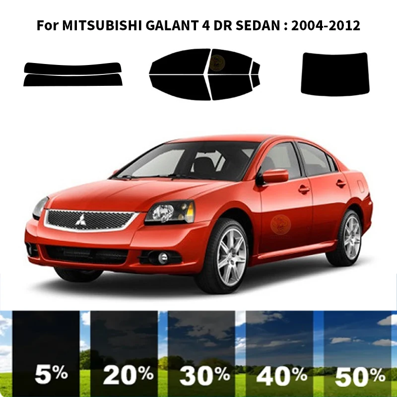 

Precut nanoceramics car UV Window Tint Kit Automotive Window Film For MITSUBISHI GALANT 4 DR SEDAN 2004-2012