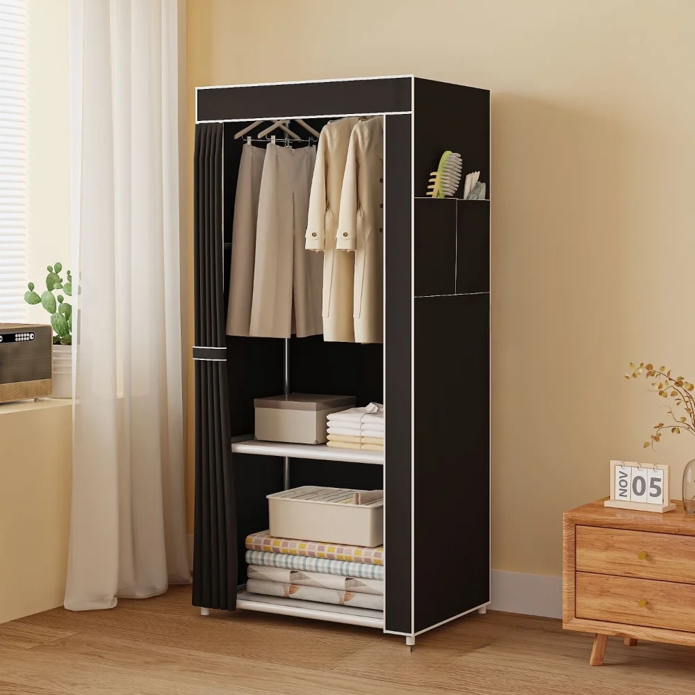 Minimalism Fabric Wardrobe DustProof Storage Clothing Cabinet EasyTo Install Multi-layer Design Closet Organizer cloth wardrobe,fabric wardrobe
