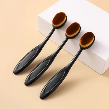 1/3PCS Large Foundation Brush Toothbrush Shape Makeup Make Up Tools Get Fast Even Application of Creams and Powders Cosmnetic 1