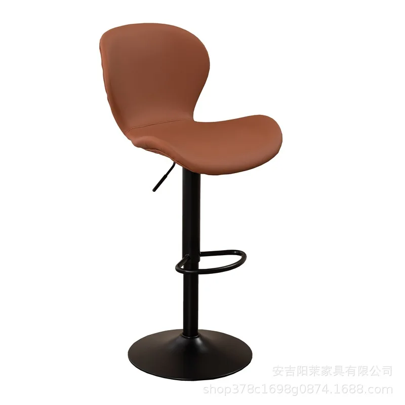 

LL-EE1041Chair Light Luxury Home Backrest Bar Stool Simple Rotating High Stool Italian High Chair