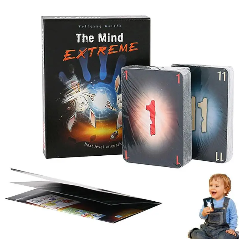 

Настольные игры с мультиплеером The Mind, издание на английском языке, карточная игра, семейная встреча, кемпинг, друг, Коллекция детской игрушки, подарок