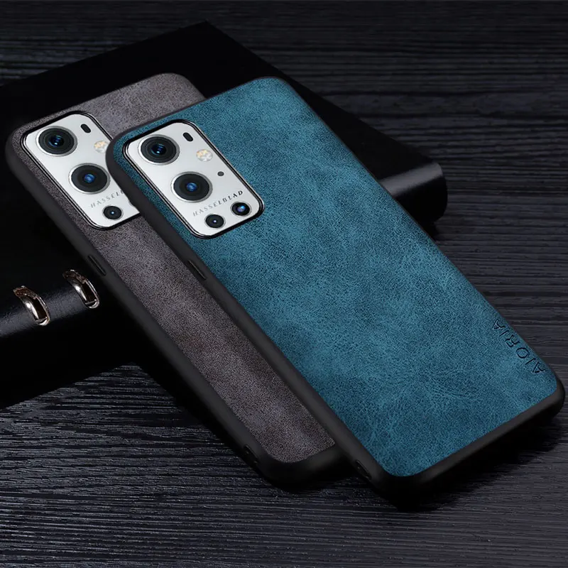 Premium Scratch-Resistant PU Leather Phone Case - Solid Color Cover