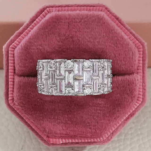 Wedding Band Eternity Ring For Women Big Gift For Ladies Love Wholesale Lots Bulk Jewelry R5578