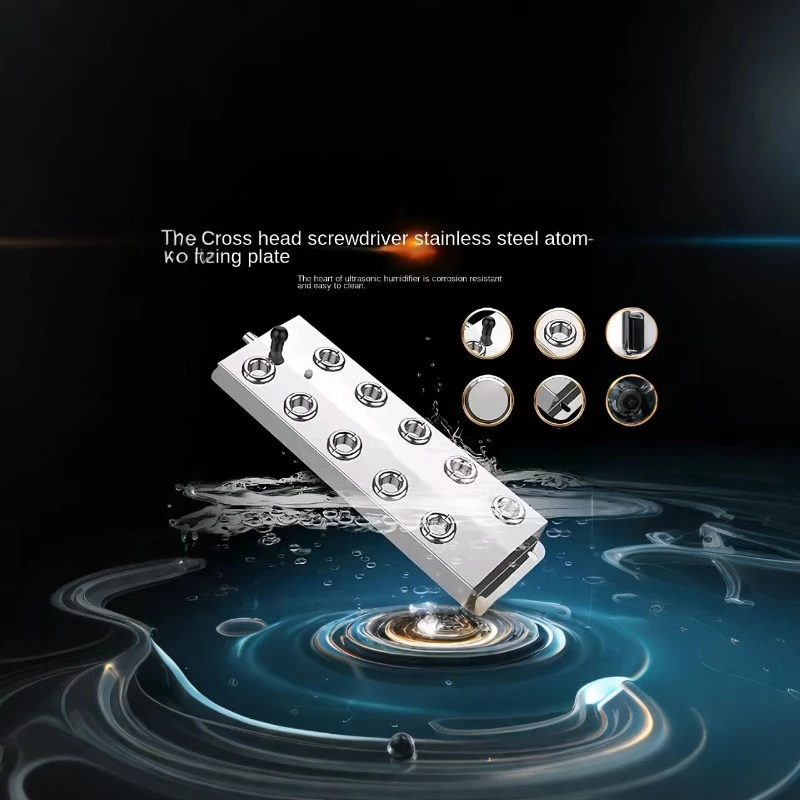 Industrial 10 Head Sprayer Ultrasonic Mist Maker Diffuser Fogger Air Humidifier Fountain Pond Atomizer Greenhouse